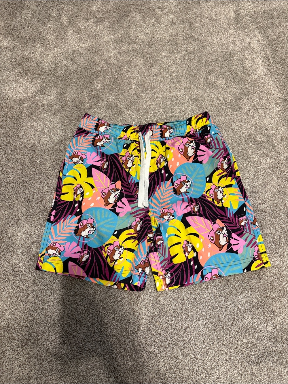 Kids Tropical Buc-ee’s Swim Trunks